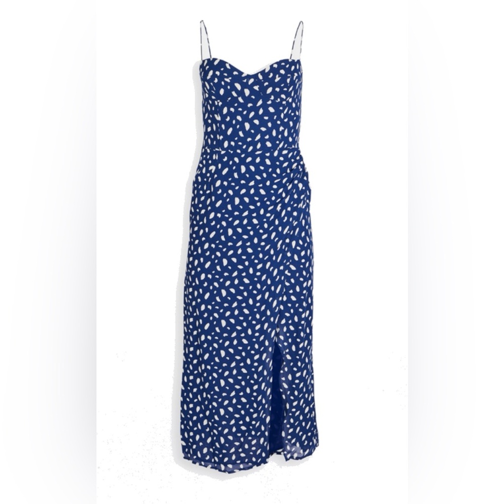 Reformation Kourtney Midi Slit Dress in Moray size 2